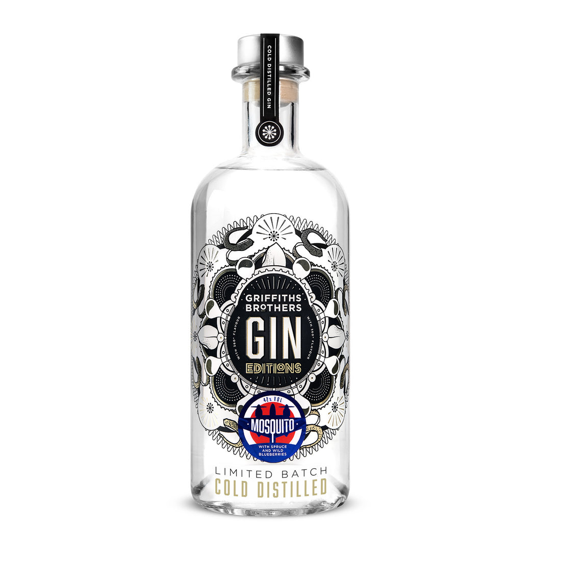 Griffiths Brothers Limited Edition "Mosquito Gin" - 70cl - 42%