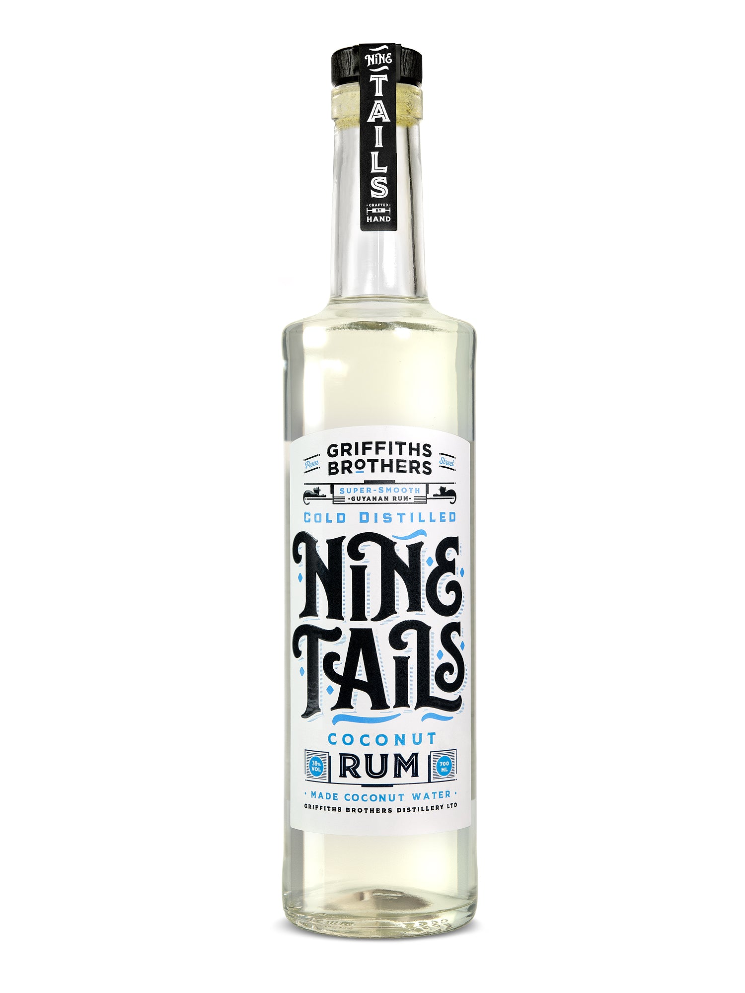 Griffiths Brothers Nine Tails Coconut Rum (70cl, 38%)