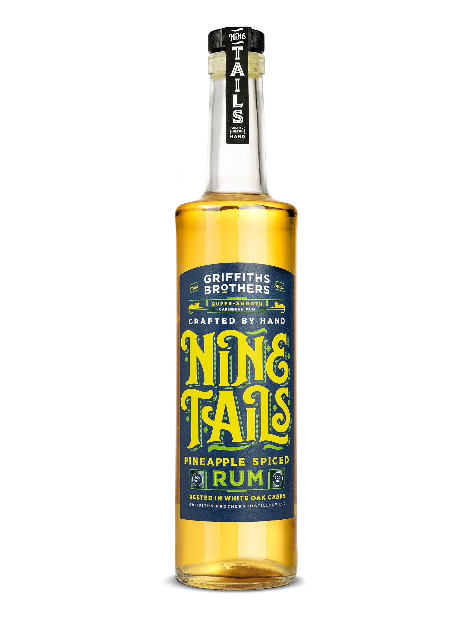 Griffiths Brothers Nine Tails Pineapple Spiced Rum (70cl, 40%)
