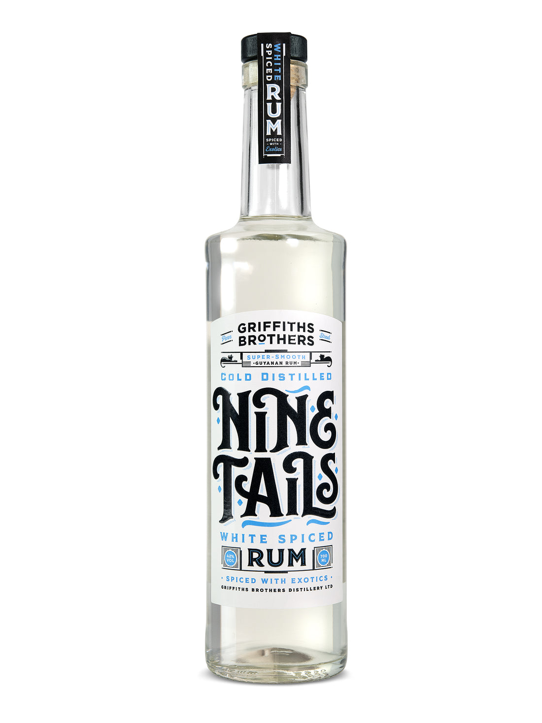Griffiths Brothers "Nine Tails White Spiced Rum" - 70cl - 42%