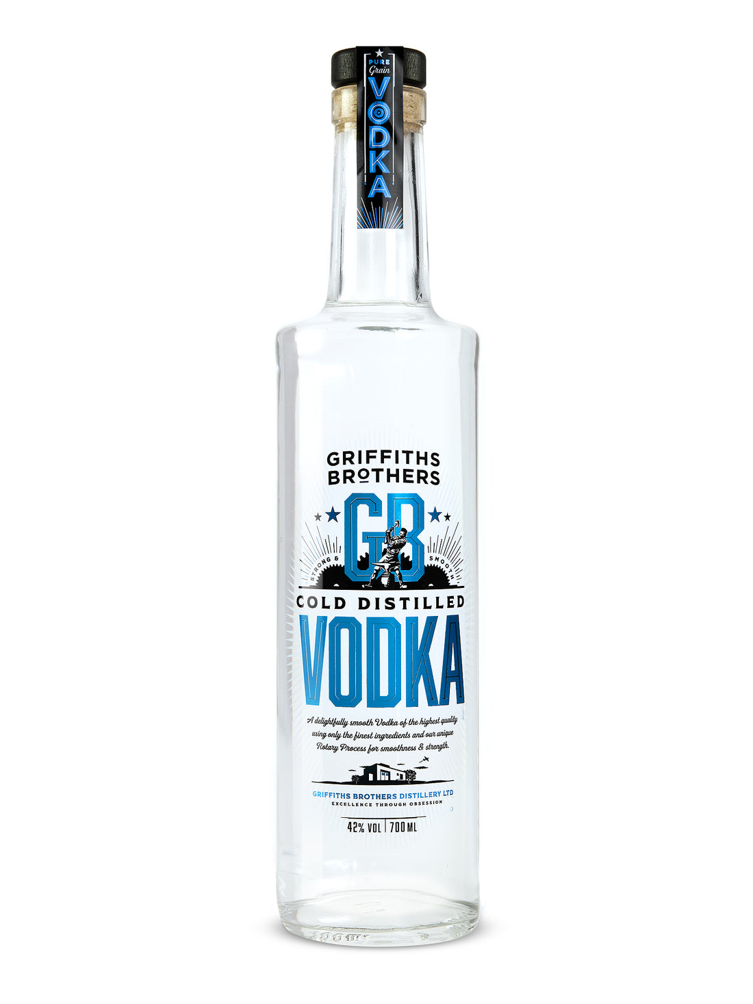 Griffiths Brothers "GB Vodka" - 70cl - 42%
