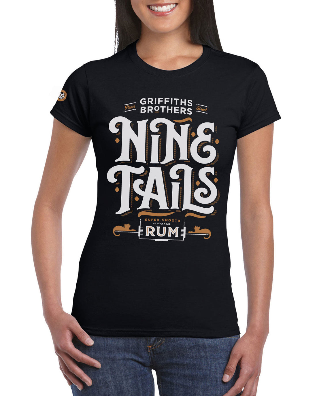 Nine Tails T-shirt Black