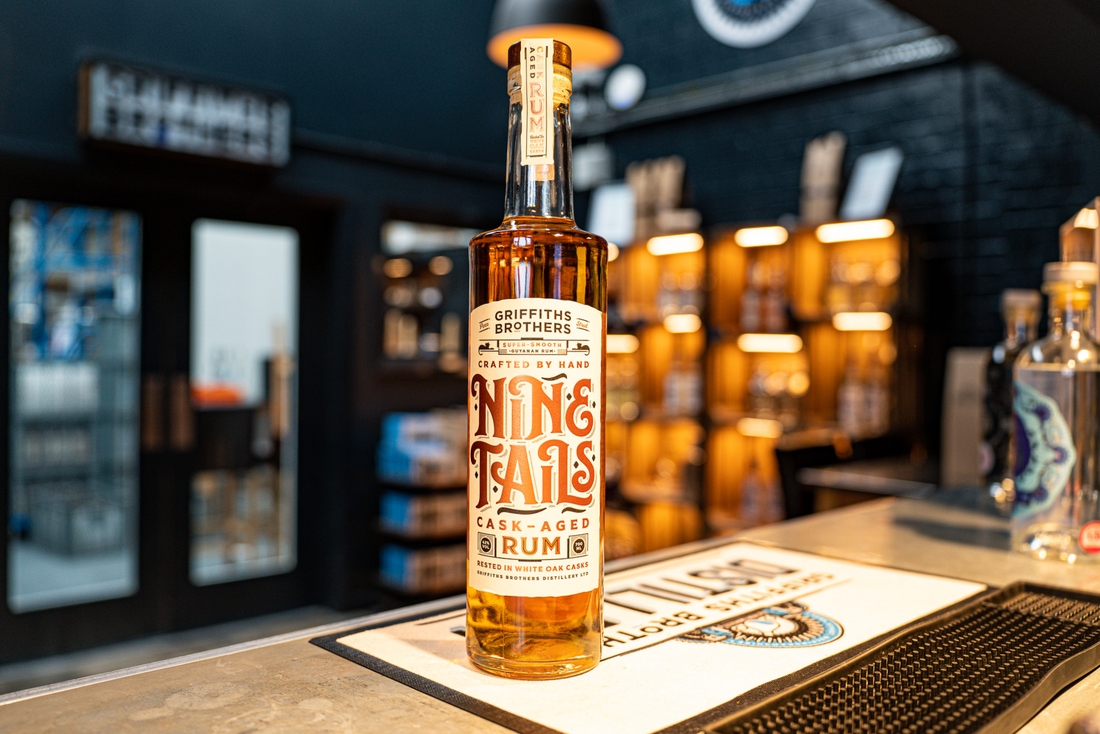 Griffiths Brothers Nine Tails Cask-Aged Rum (70cl, 42%)