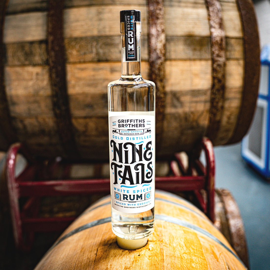 Griffiths Brothers "Nine Tails White Spiced Rum" - 70cl - 42%