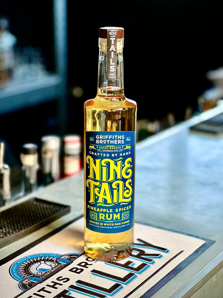 Griffiths Brothers Nine Tails Pineapple Spiced Rum (70cl, 40%)